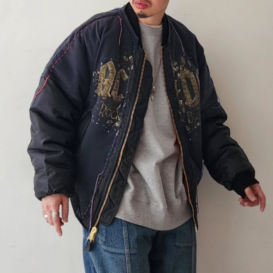 DISCOVERED / Band Tee Layered MA-1