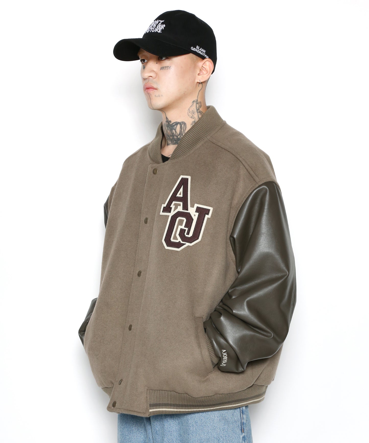 Oversized Varsity Stadium Jacket
