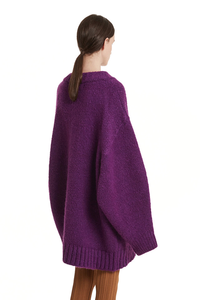 Ballooned Sleeves Cardigan Jacket