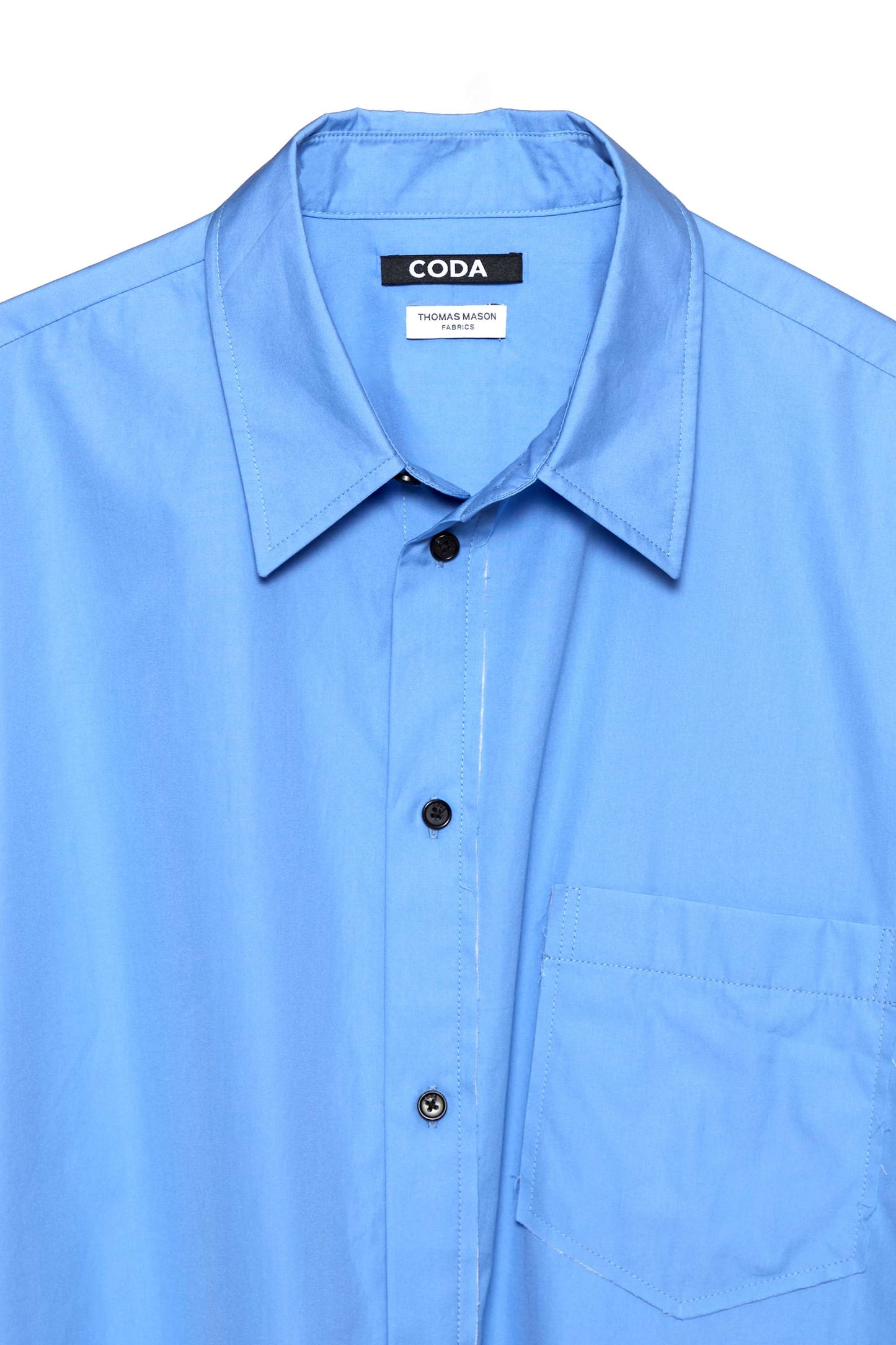 CODA / Blue Thomas Mason Poplin Deviation Shirt