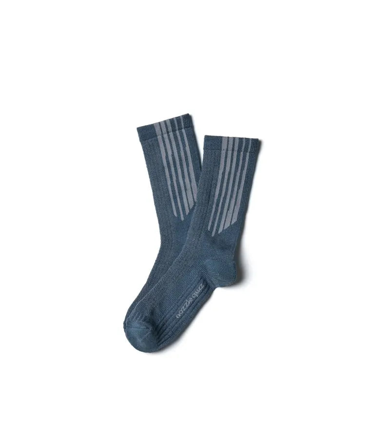 NOZZLEQUIZ / TENCEL™ Midcalf Socks (Blue)