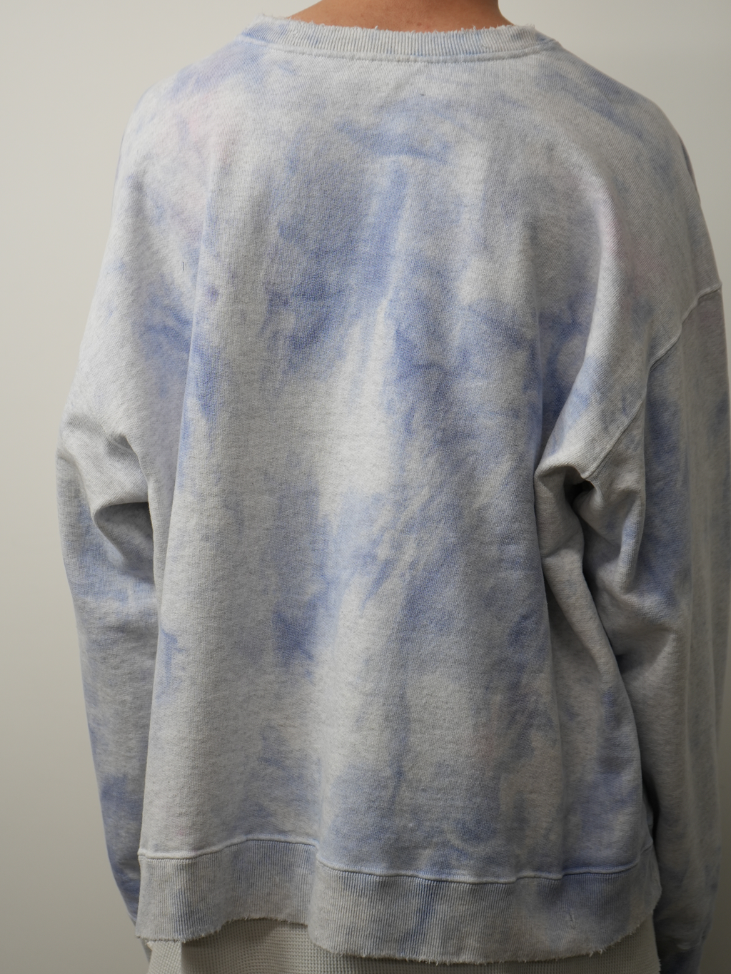 ANCELLM / Marbling Sweat Shirt