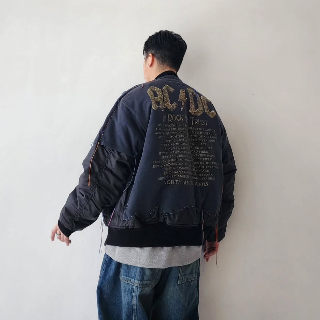 DISCOVERED / Band Tee Layered MA-1