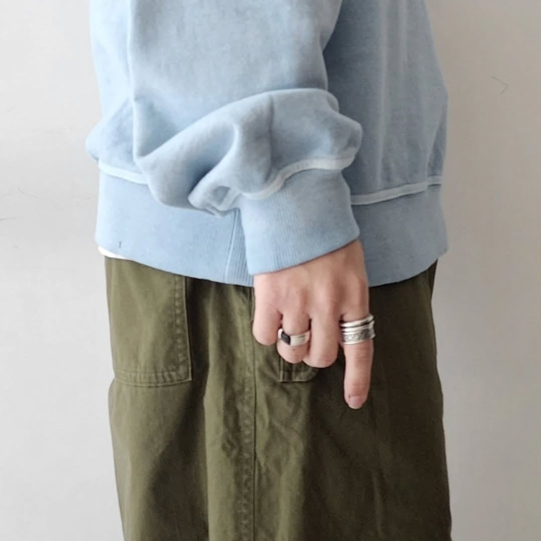 WELLDER / Pigment Bio Crew Neck Sweat