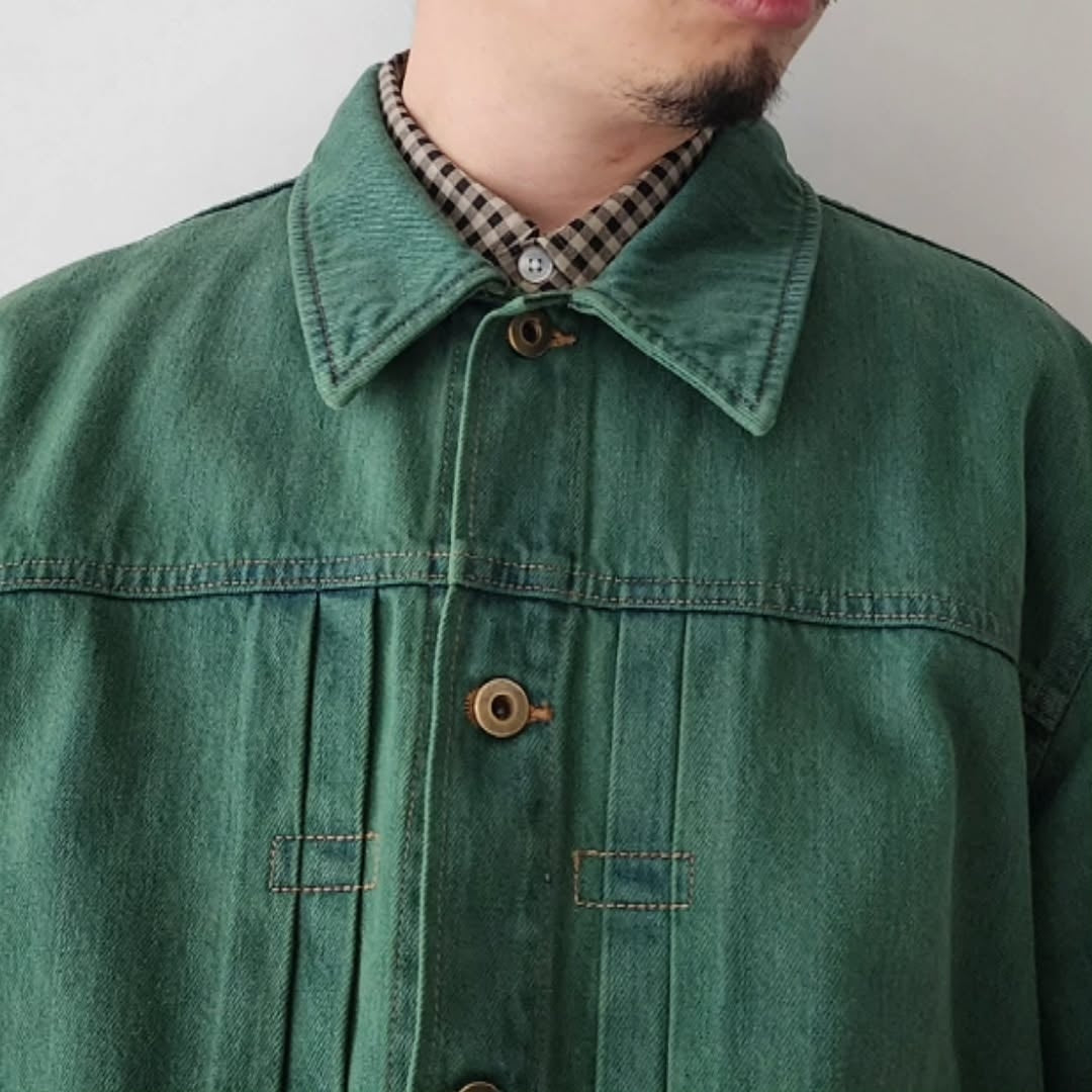 DISCOVERED / Color Dye Denim Blouson