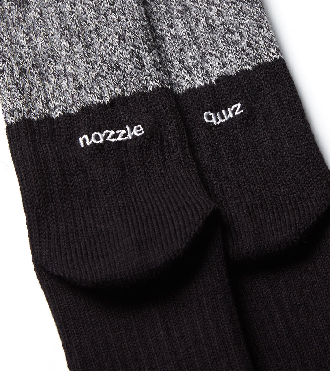 Hybrid Black - Melange Parallel Socks