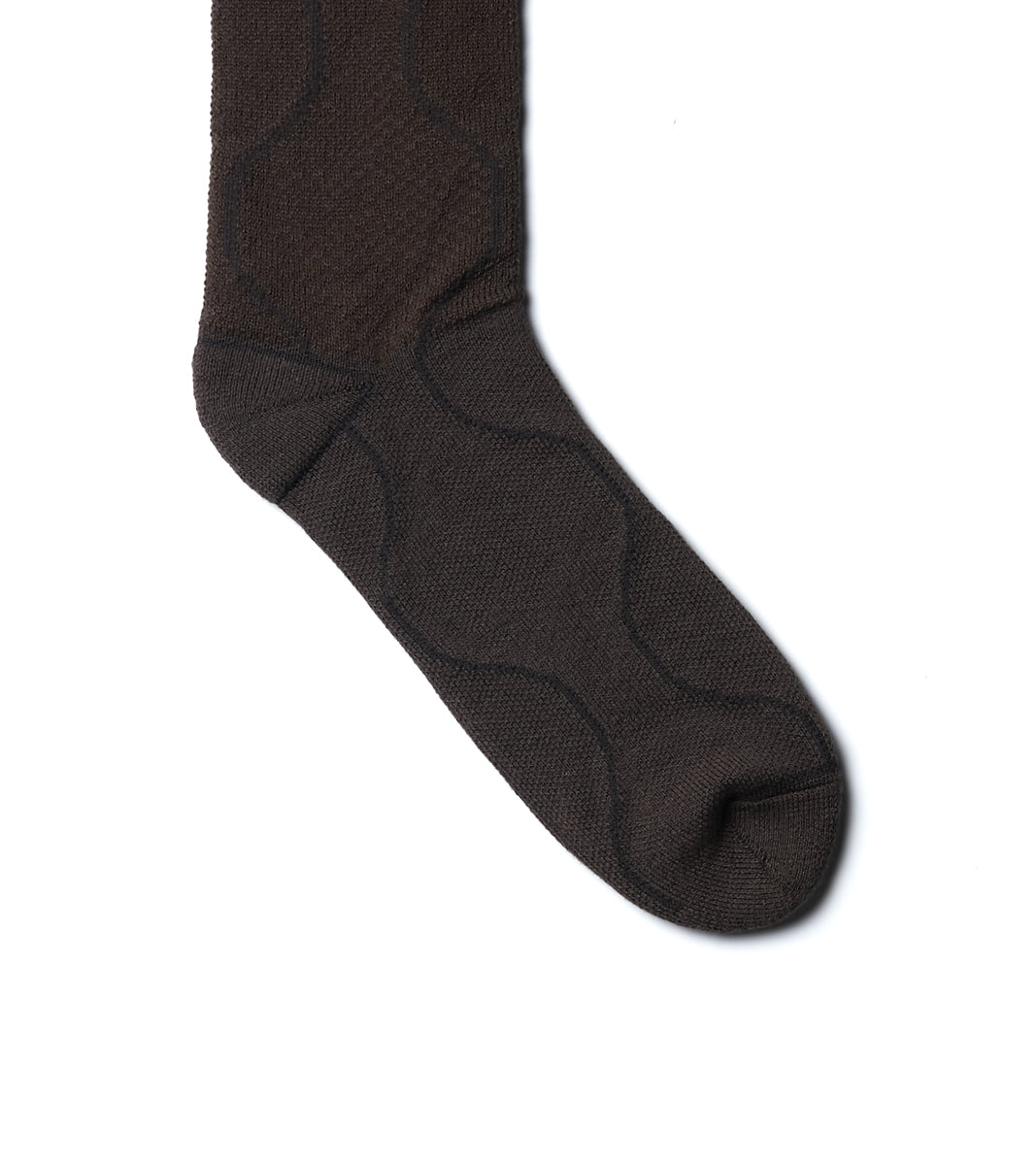 Quilted Grn - Digit No. casual cuff socks