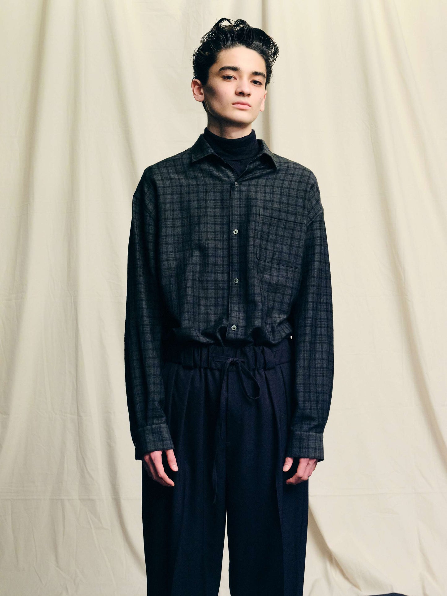 Plaid Wide Shirt