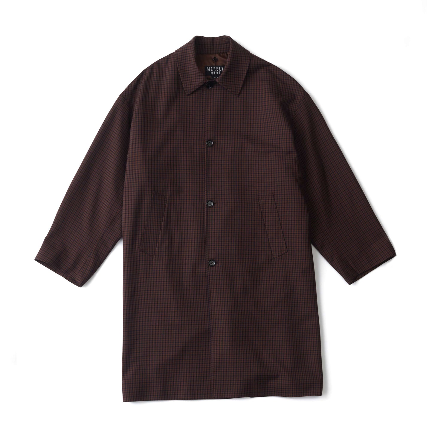 Chocolate Check Merely Premium Dual Mode Coat