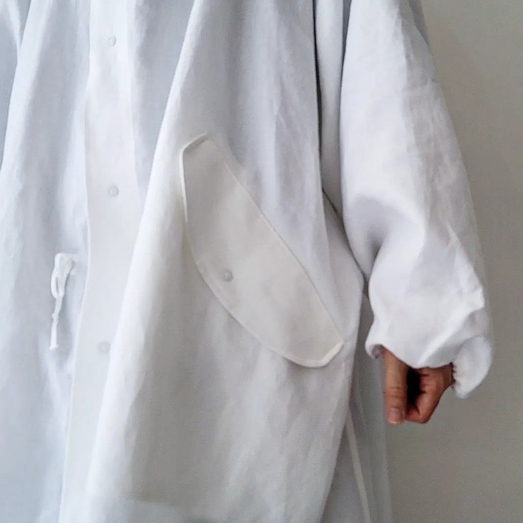 Hyper Big Irish Linen Snow Parka