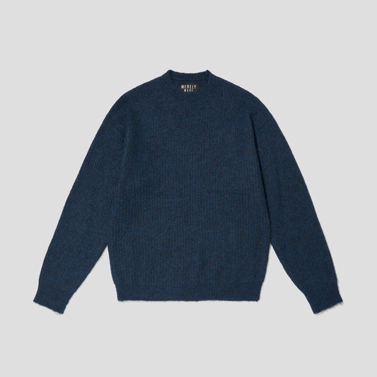 MERELY MADE / Merely Snug Melange Mohair Netting Sweater