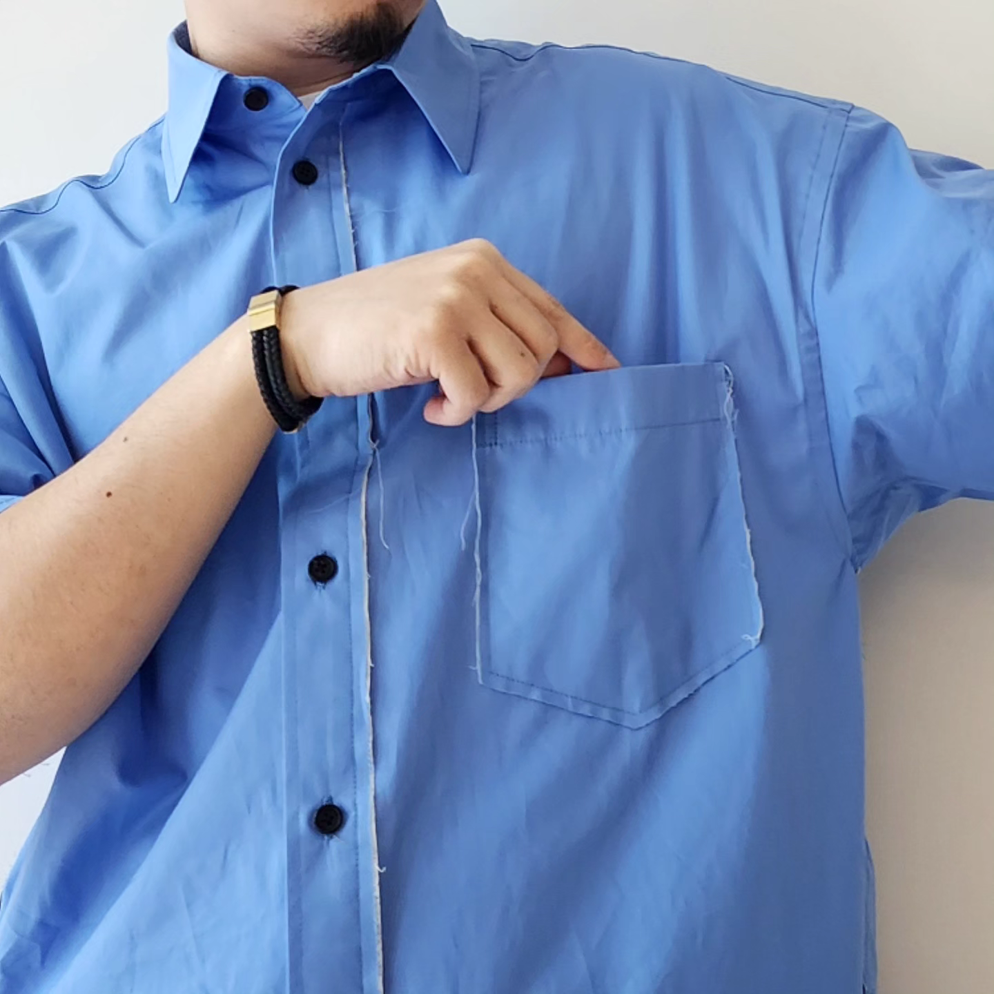CODA / Blue Thomas Mason Poplin Deviation Shirt