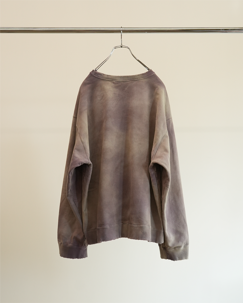 ANCELLM / Unevenness Sweat Shirt