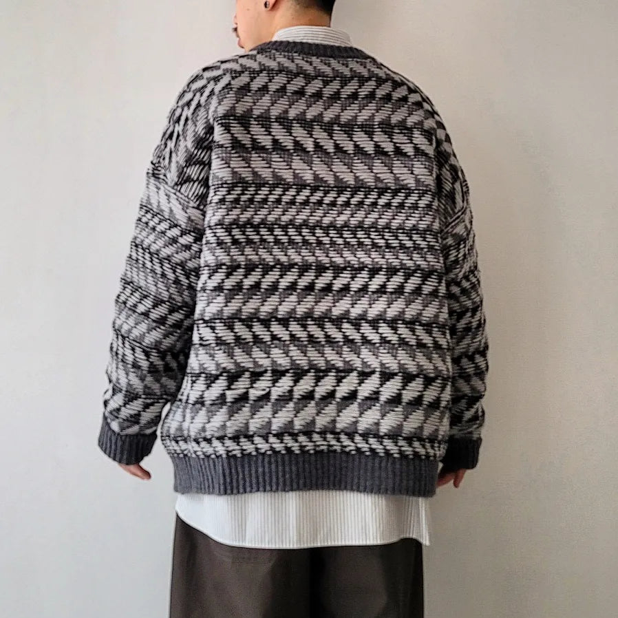 Inside out Knit Pullover