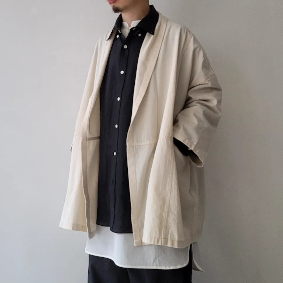 Oatmeal Hippie Noragi Cape