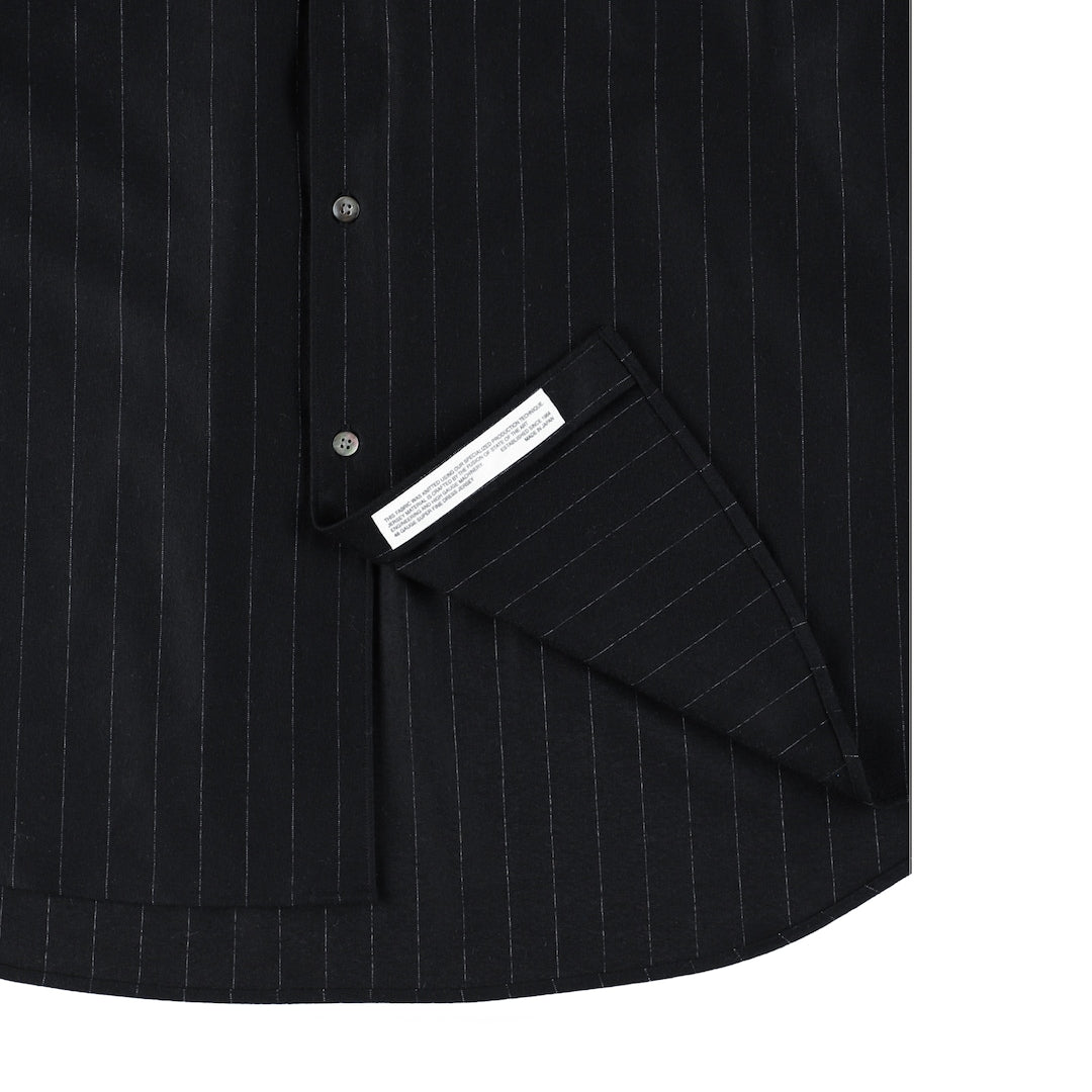KANEMASA PHIL / 36G Ideal Wool Stripe Shirt