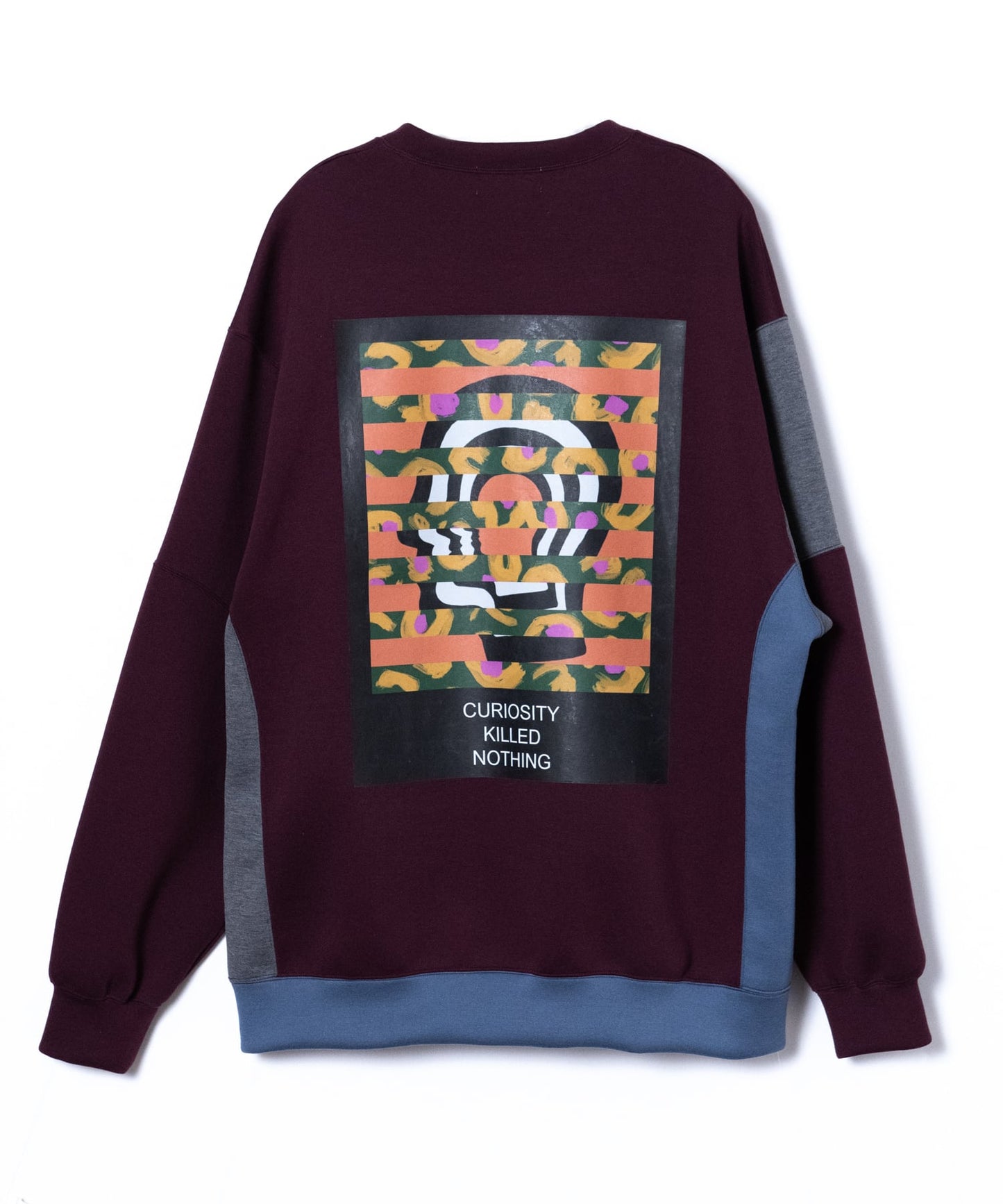 TAUPE / Flower Head Sweat Shirt