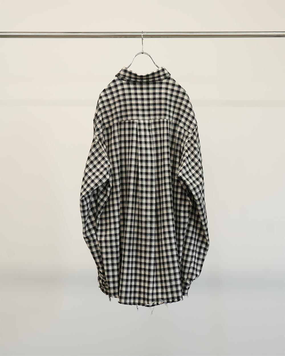 ANCELLM / C/R Check Over Shirt