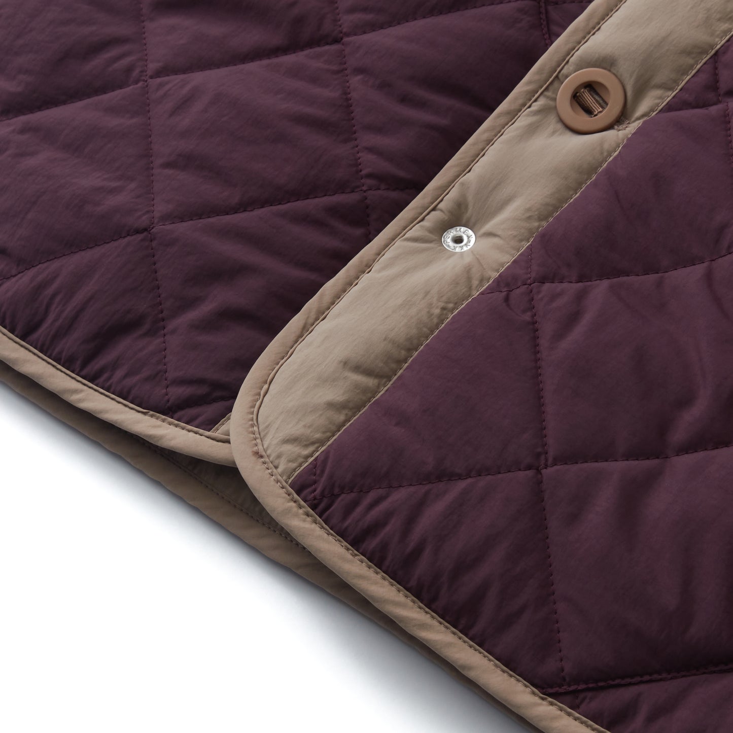 Maroon Merely Dual Mode Quilted Jumper