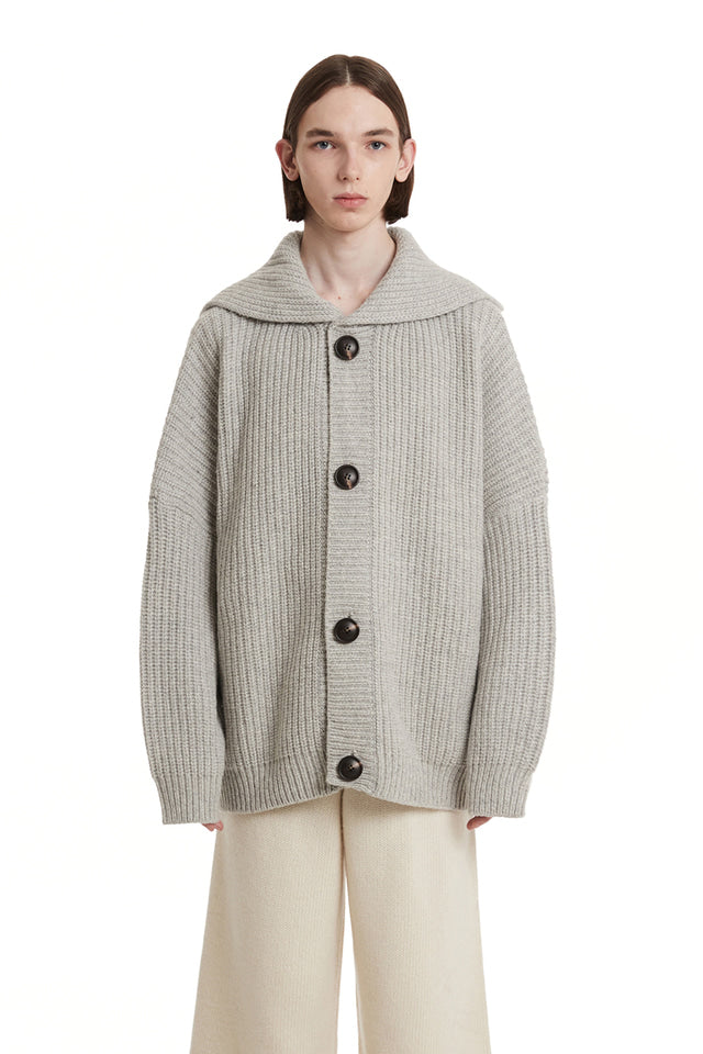 Hoodie Knit Cardigan