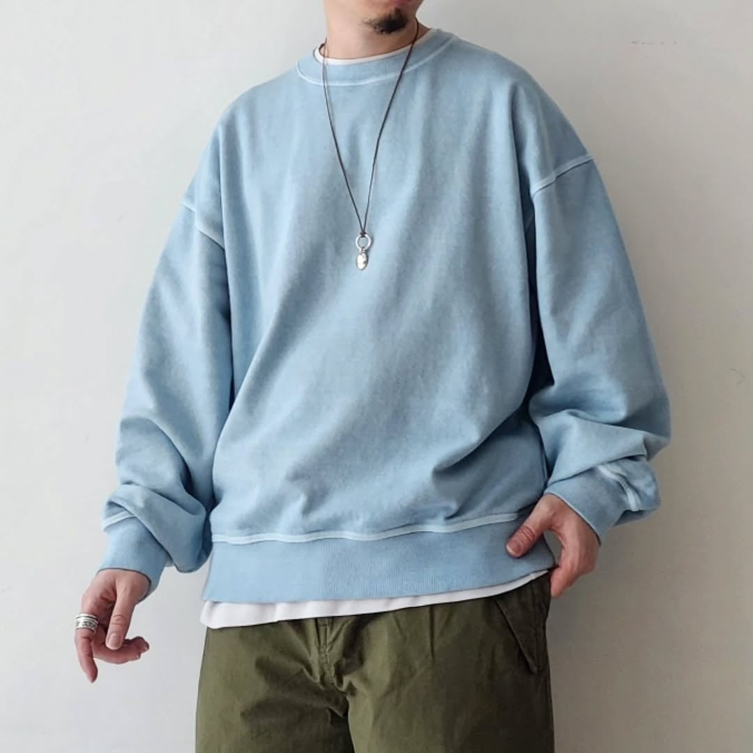 WELLDER / Pigment Bio Crew Neck Sweat