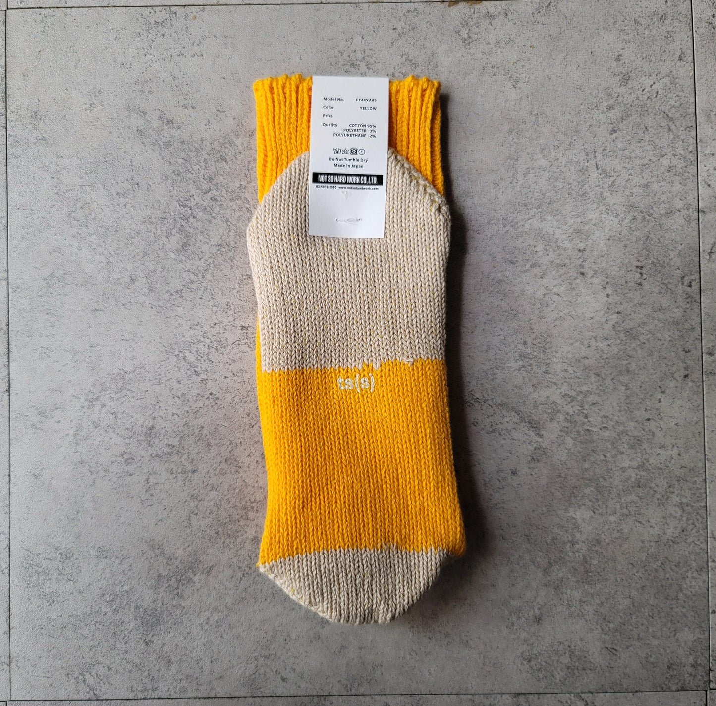 Unpaired Cotton Rib Sock