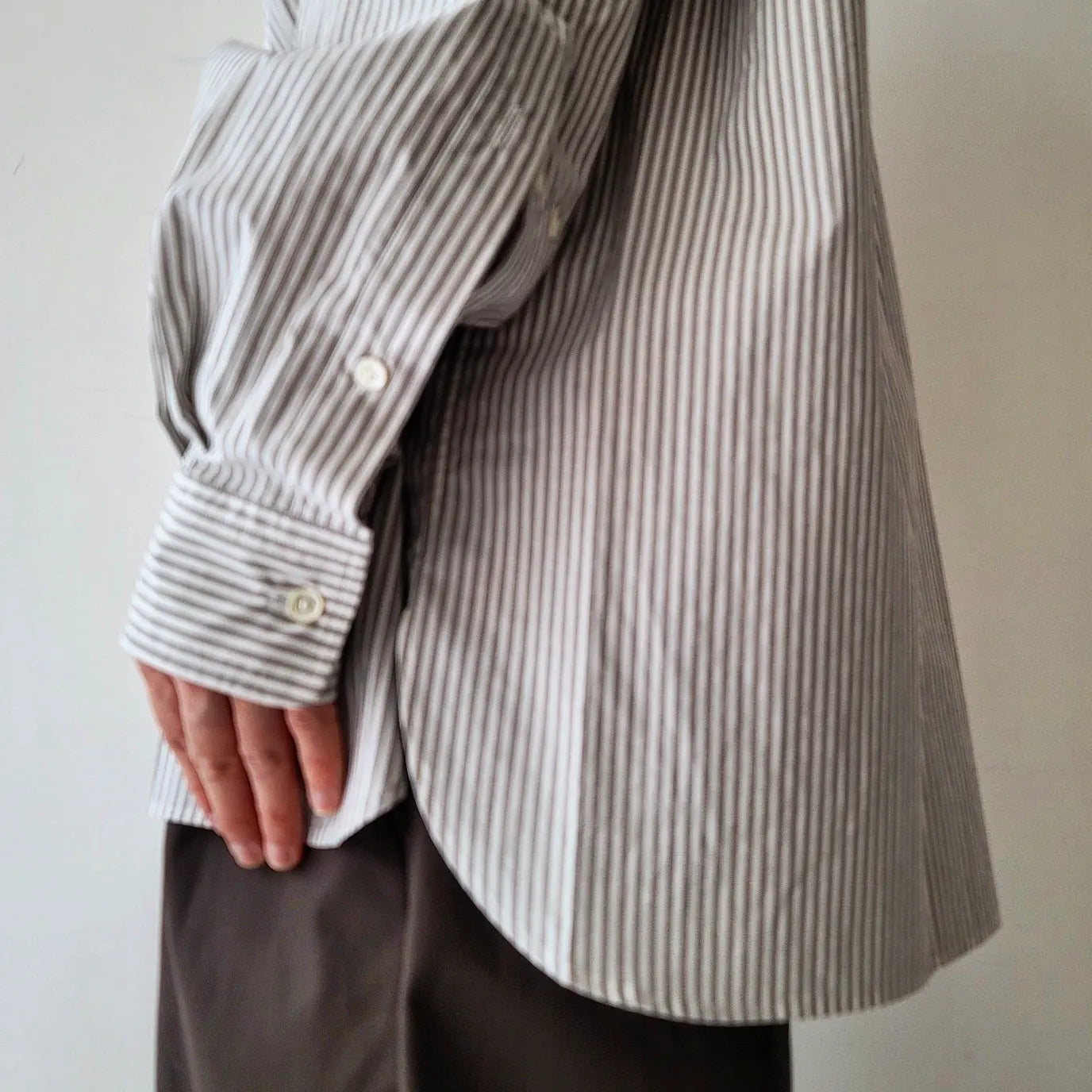 Fly Front Stripe Shirt