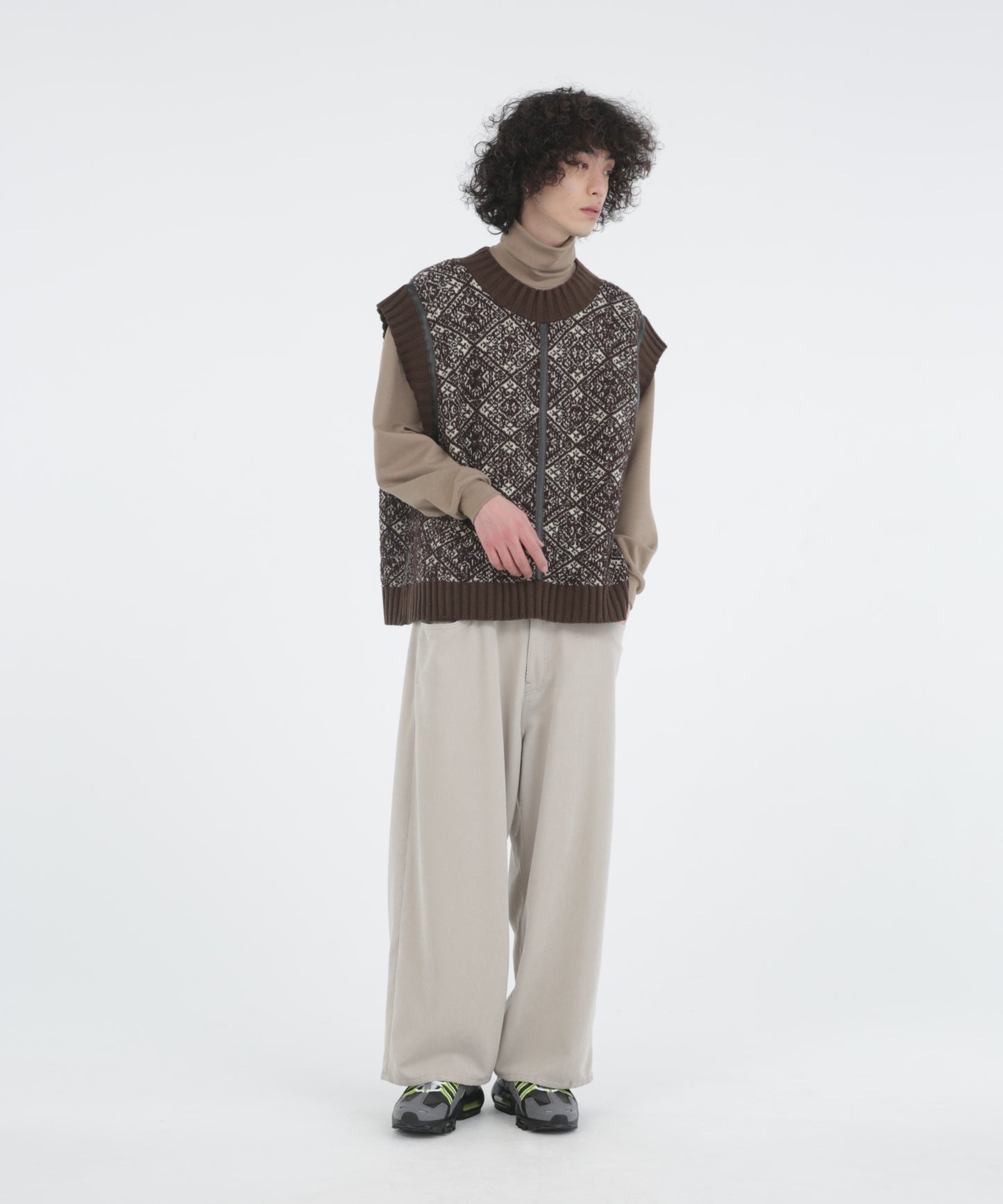 5G Fair Isle Knit Vest