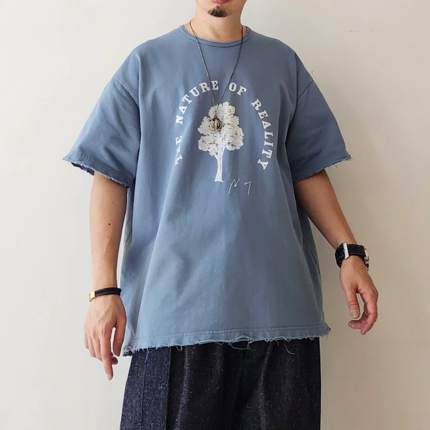ANCELLM / Damage Aging T-Shirt
