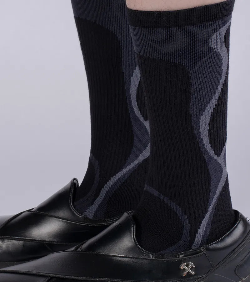 NOZZLEQUIZ / Xeric Shadow - Desert overcalf socks
