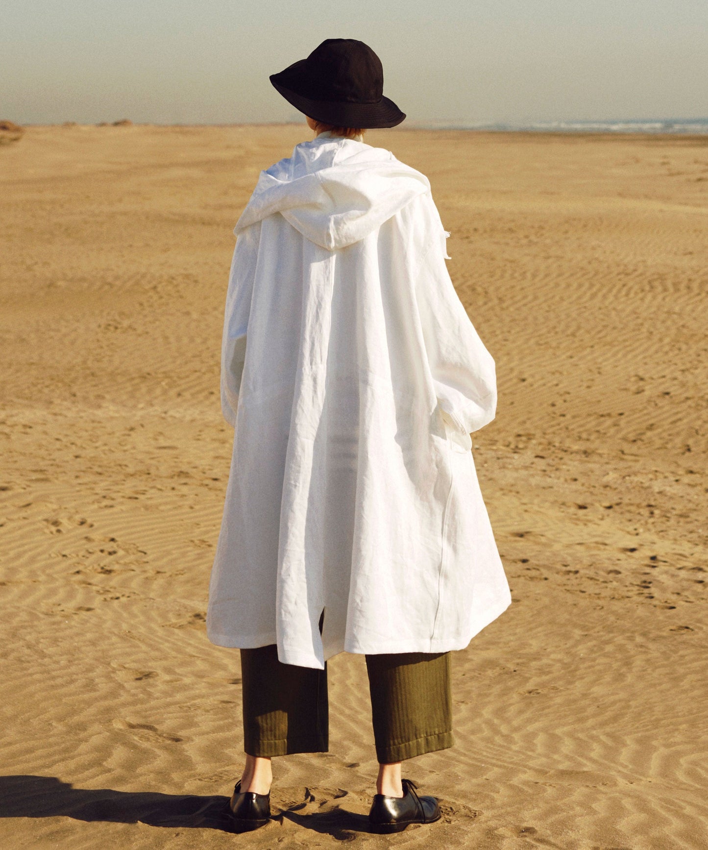 Hyper Big Irish Linen Snow Parka