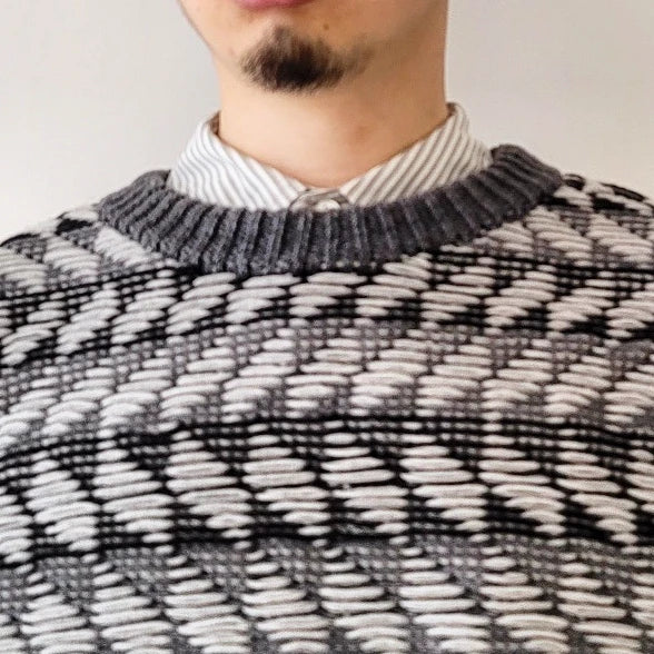 Inside out Knit Pullover