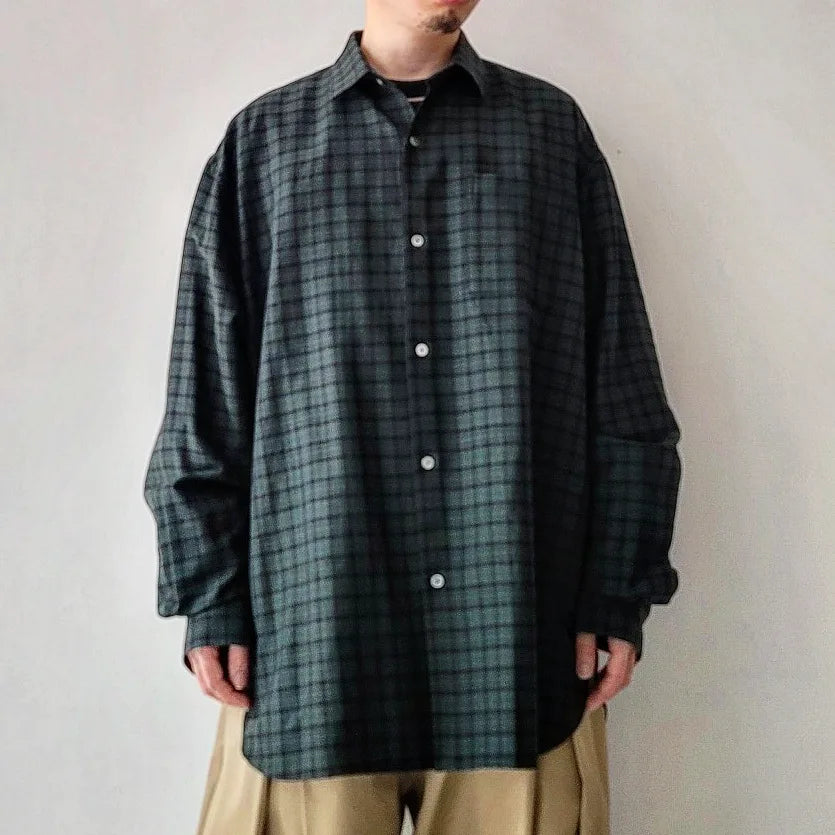 Plaid Wide Shirt