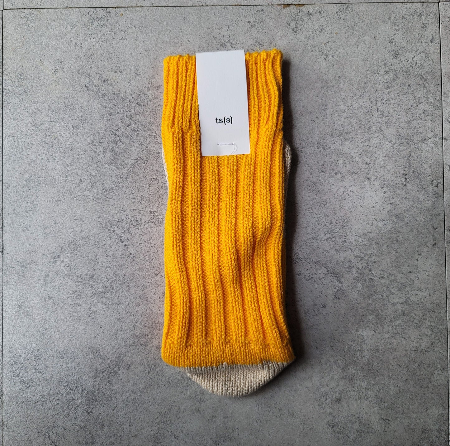 Unpaired Cotton Rib Sock