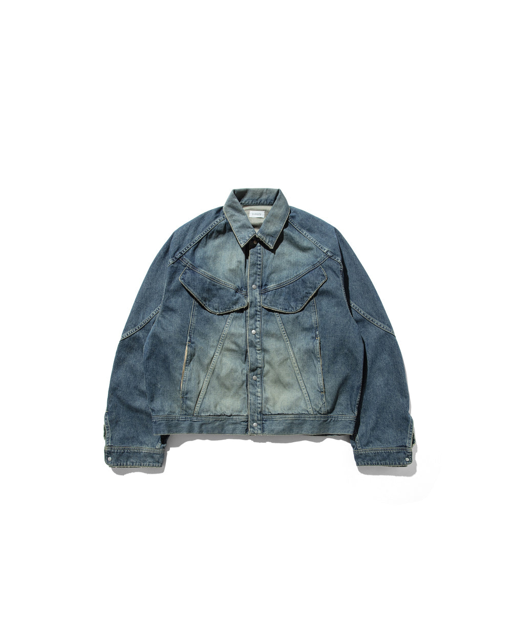 CLESSTE / Vintage Dyed Selvedge Denim Future Trucker Jacket