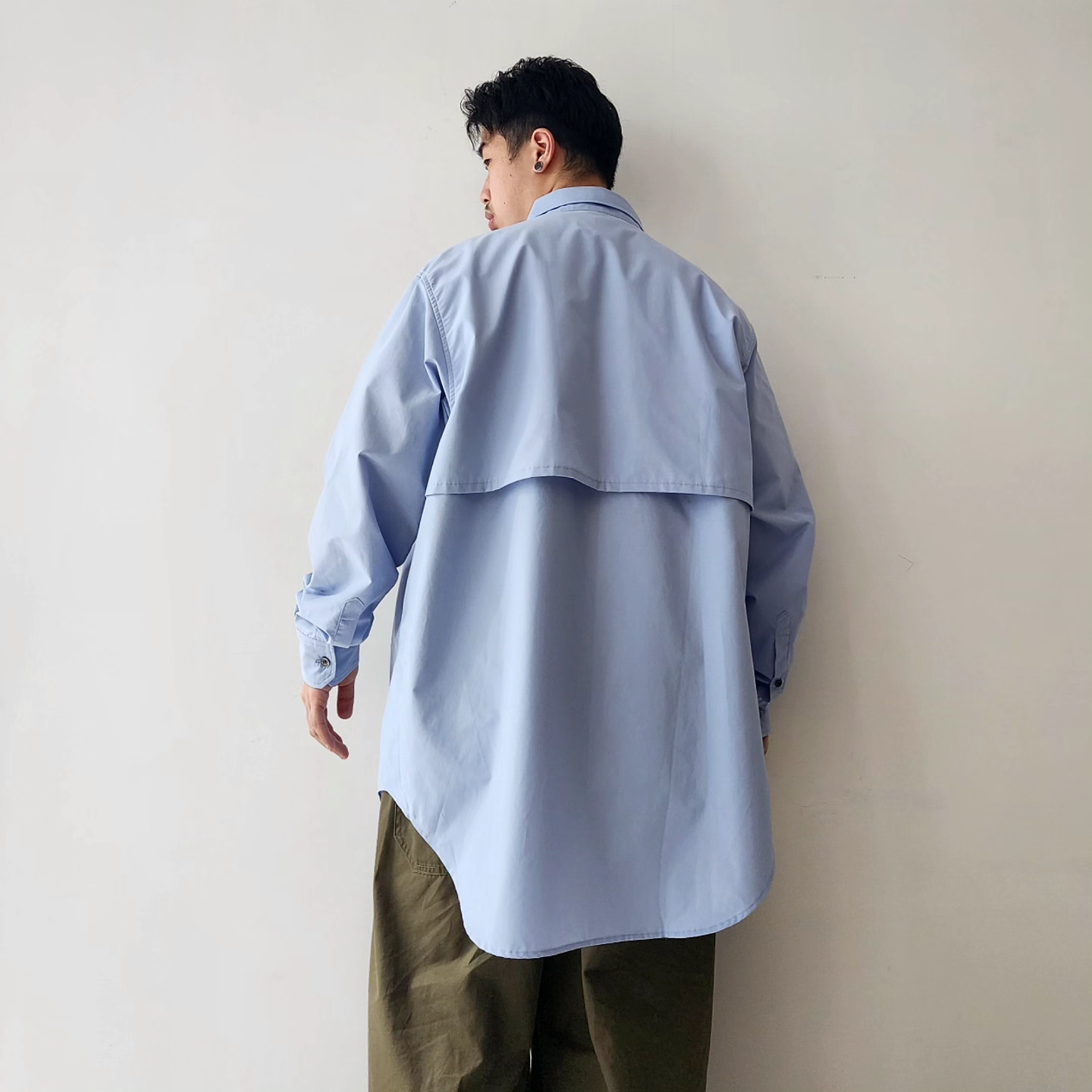 TREE AND BRANCH / Oversized Side Slit Shirket