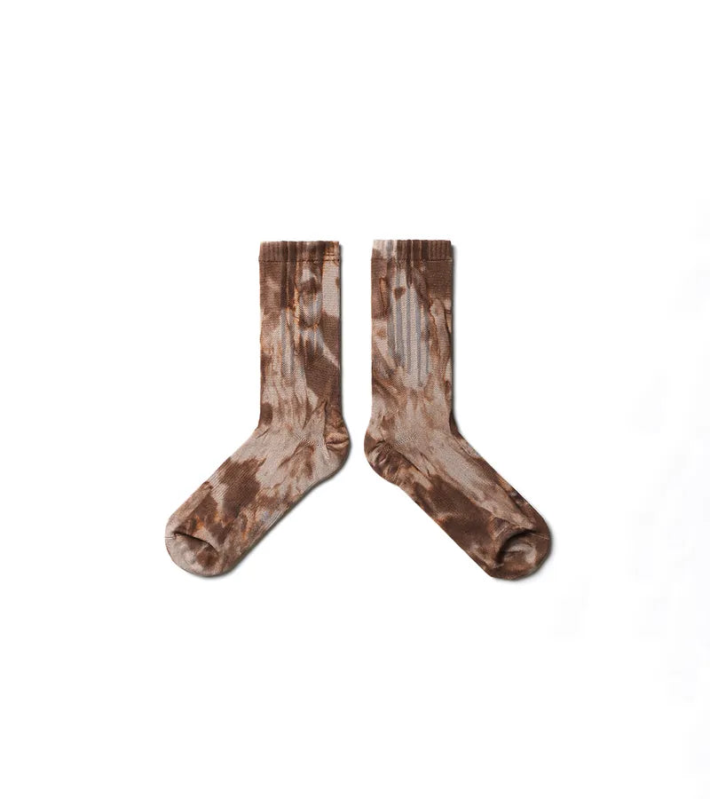NOZZLEQUIZ / Spot Sulfur - Spot dye Crew Tech Socks