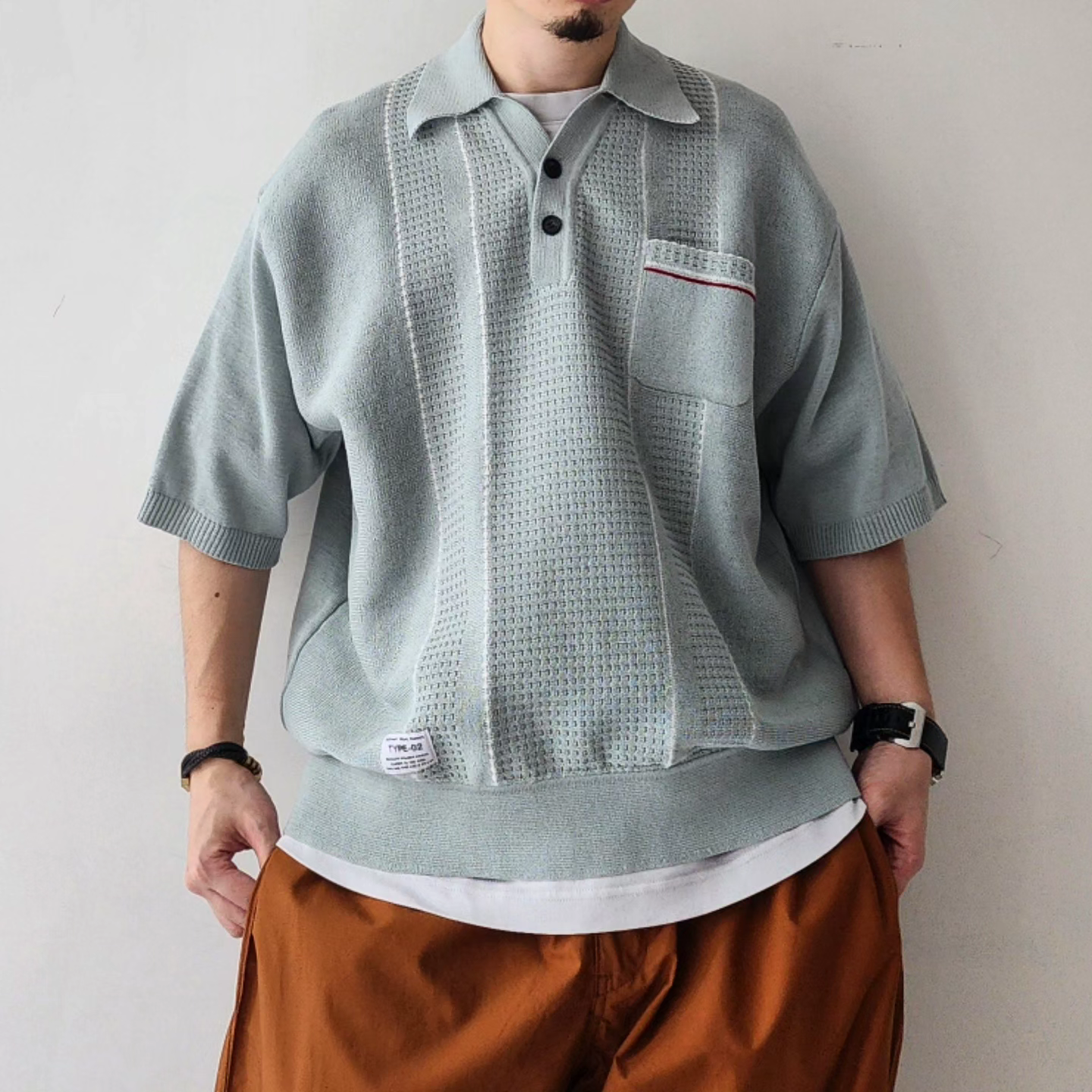 Grandfather Knit Polo