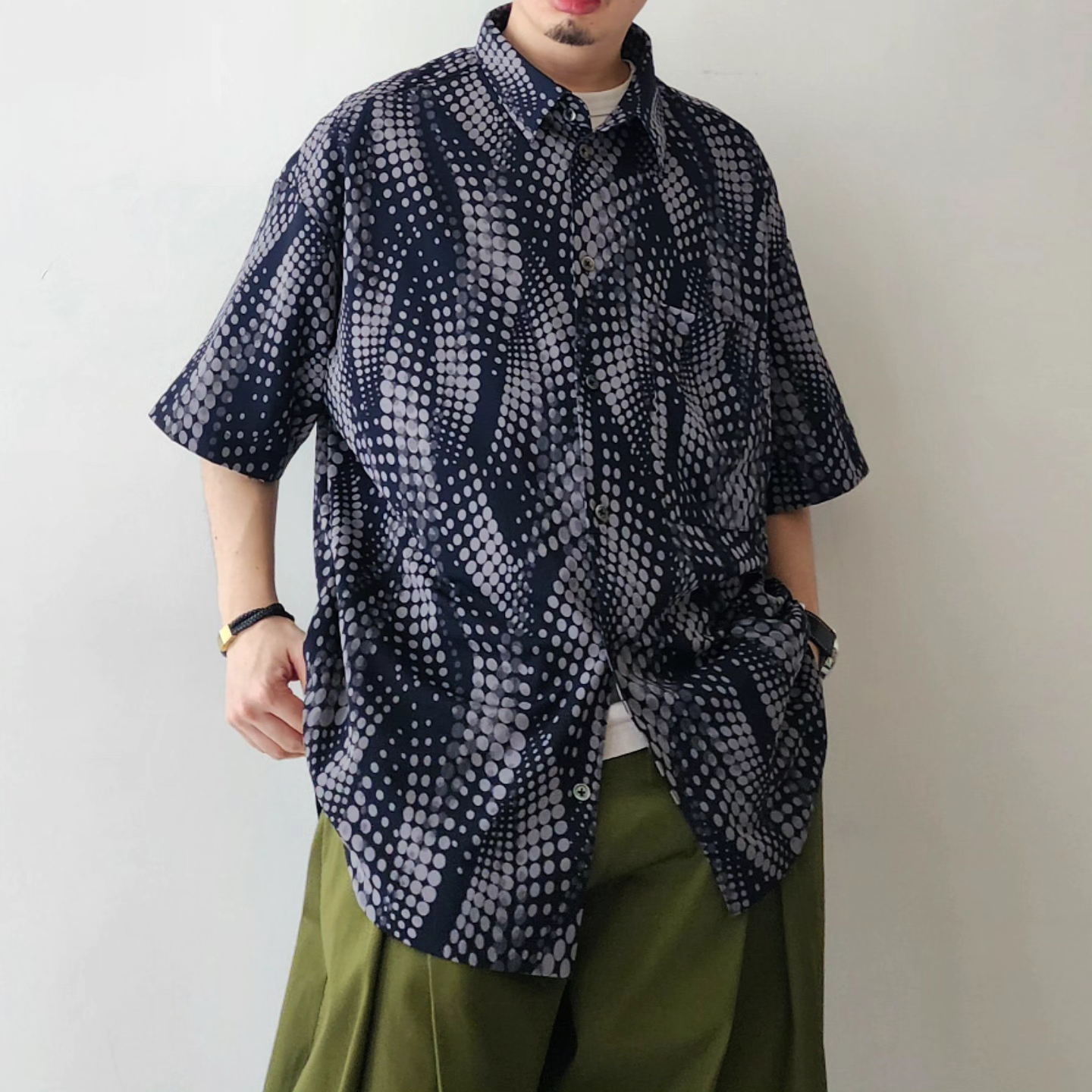 Pattern Oversized SS Shirt