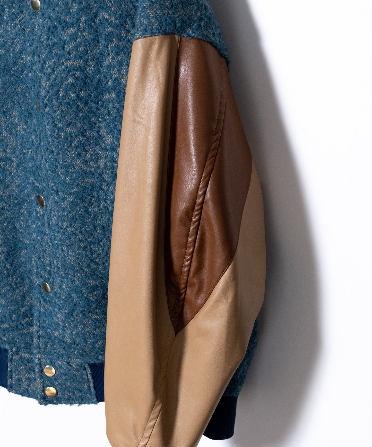 TAUPE / Tweed Jq Stadium Jacket