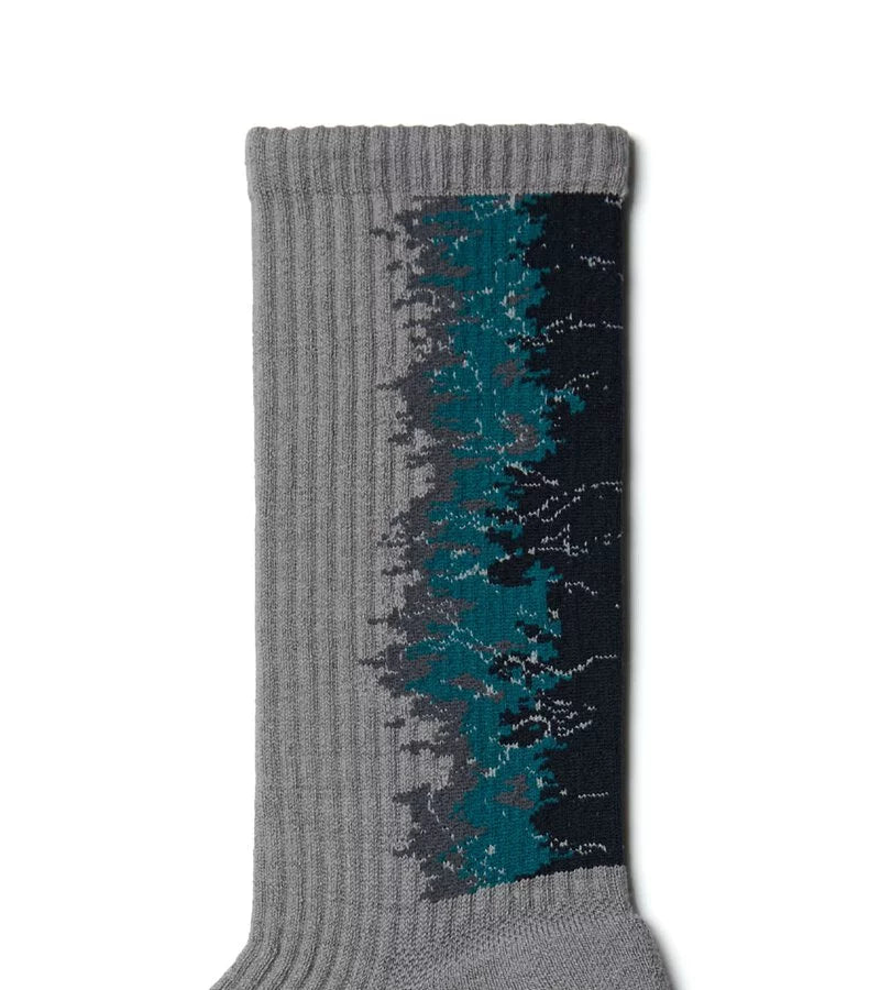 Gradient Cyan - LANDING Midcalf socks