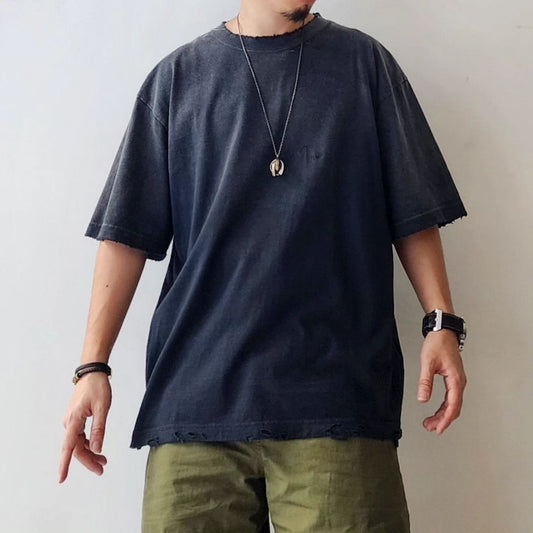 THE JEAN PIERRE / Pigmentdye Grunge Destroy SS Tee