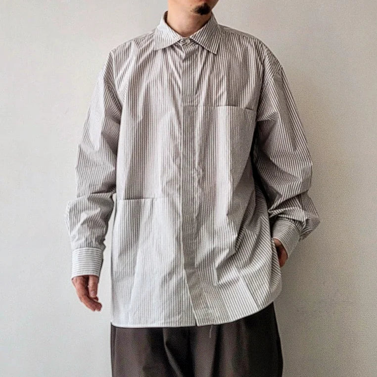 Fly Front Stripe Shirt