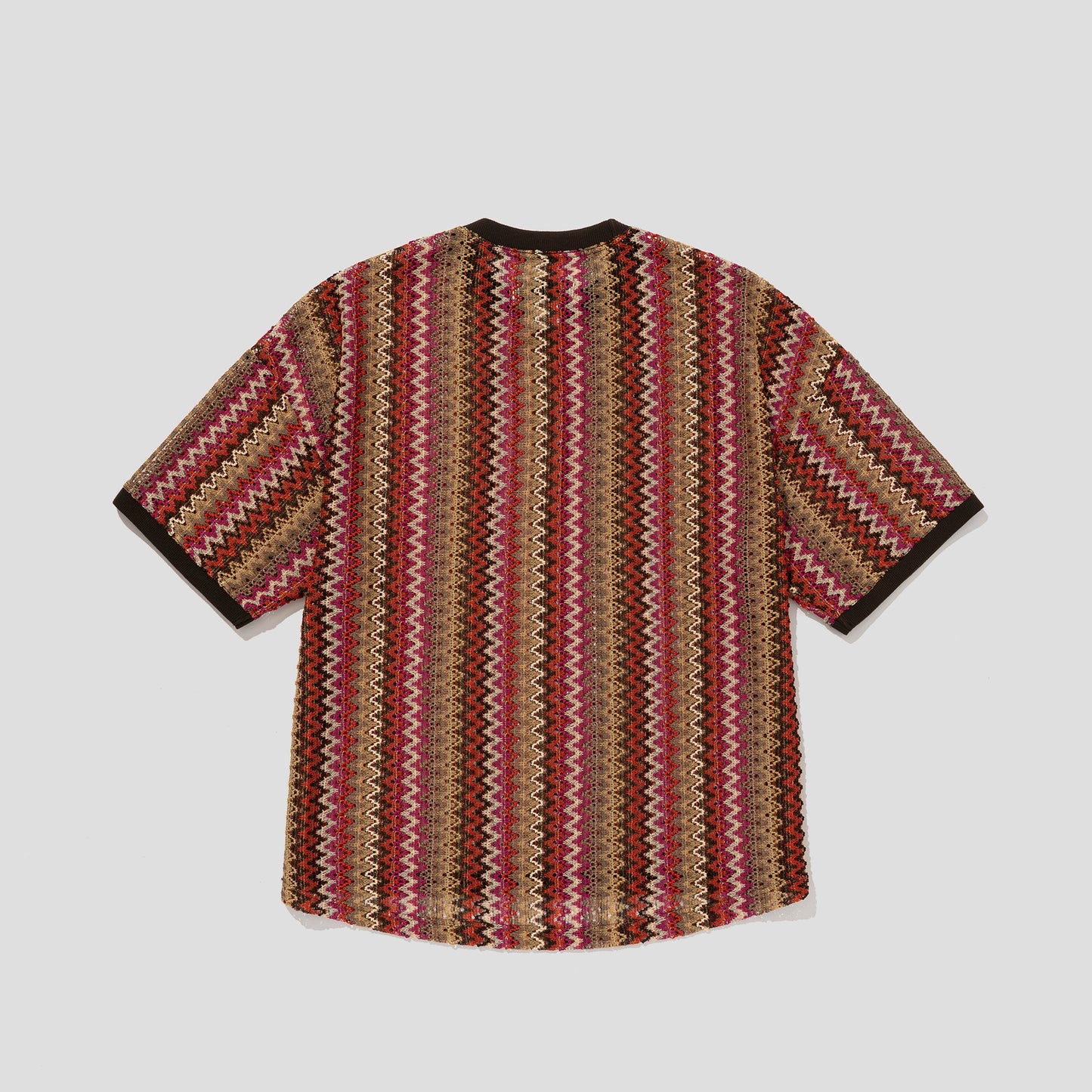 MERELY MADE / Pink Merely Hmong Hoa Knit T-Shirt