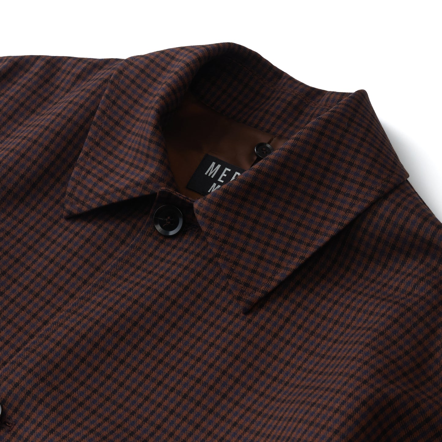 Chocolate Check Merely Premium Dual Mode Coat