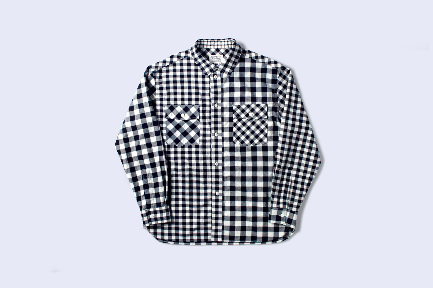 Bluer Check Mix Shirts Navy