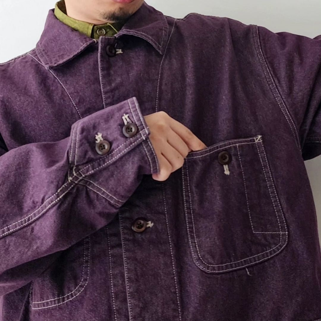 TS(S) / Bio Wash 12.oz Color Denim Cloth / Cover All Jacket