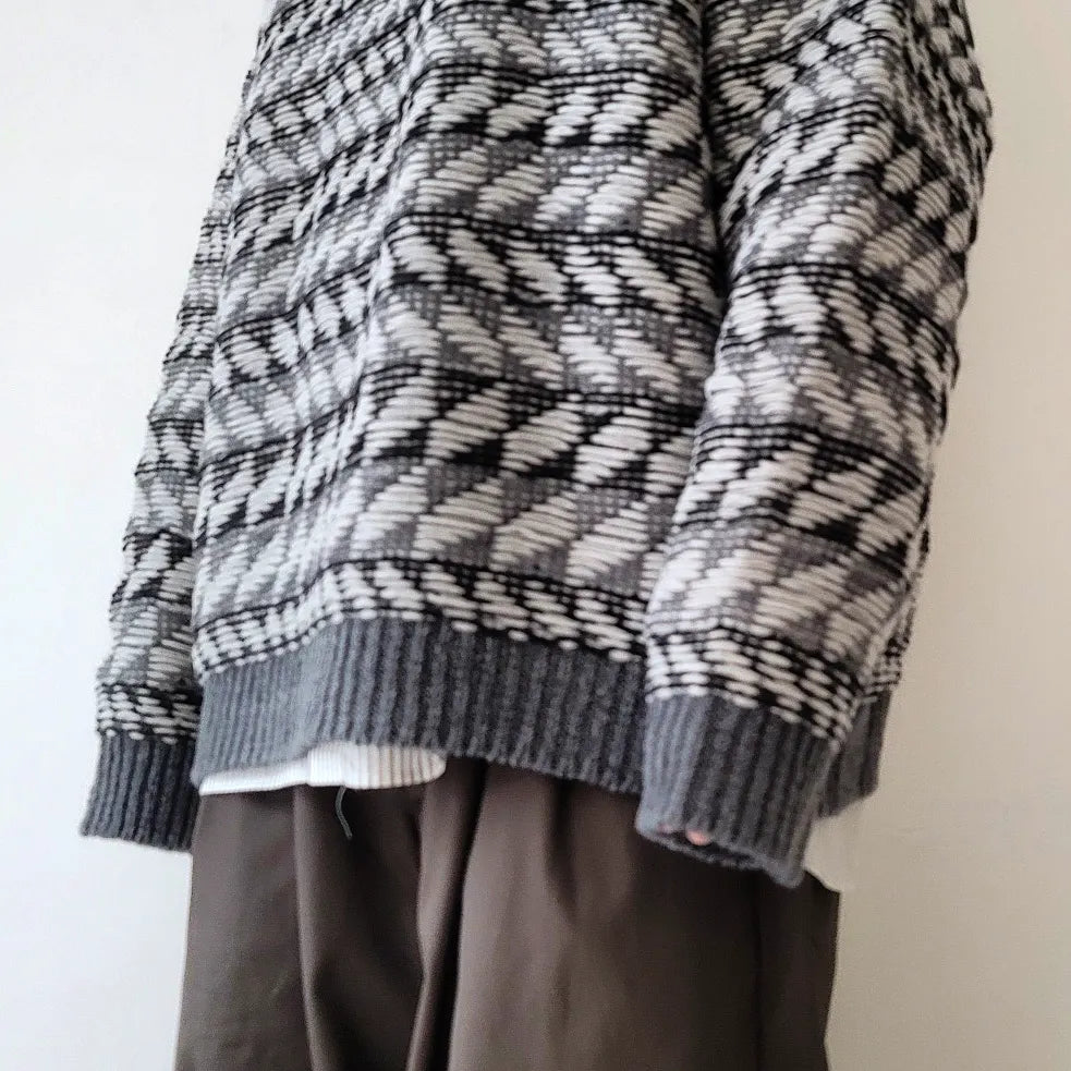 Inside out Knit Pullover