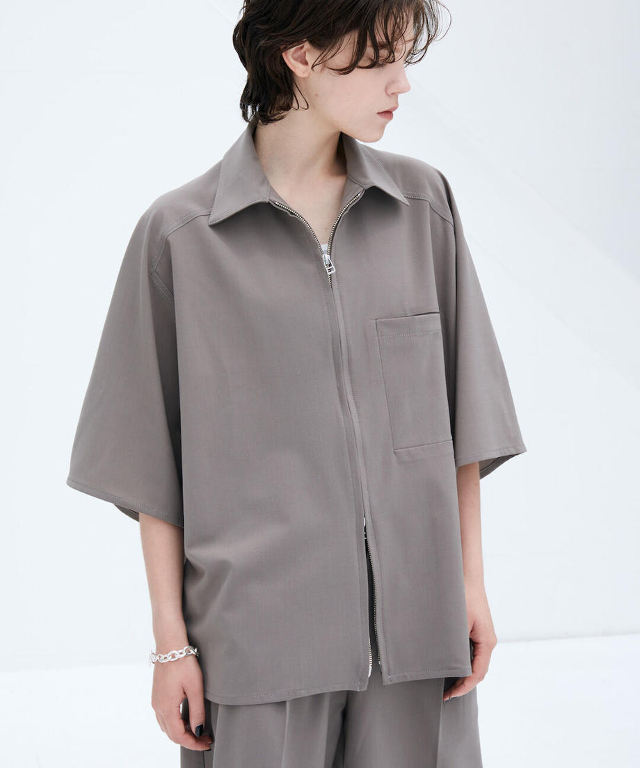 Half Sleeve Shirt (Greige)