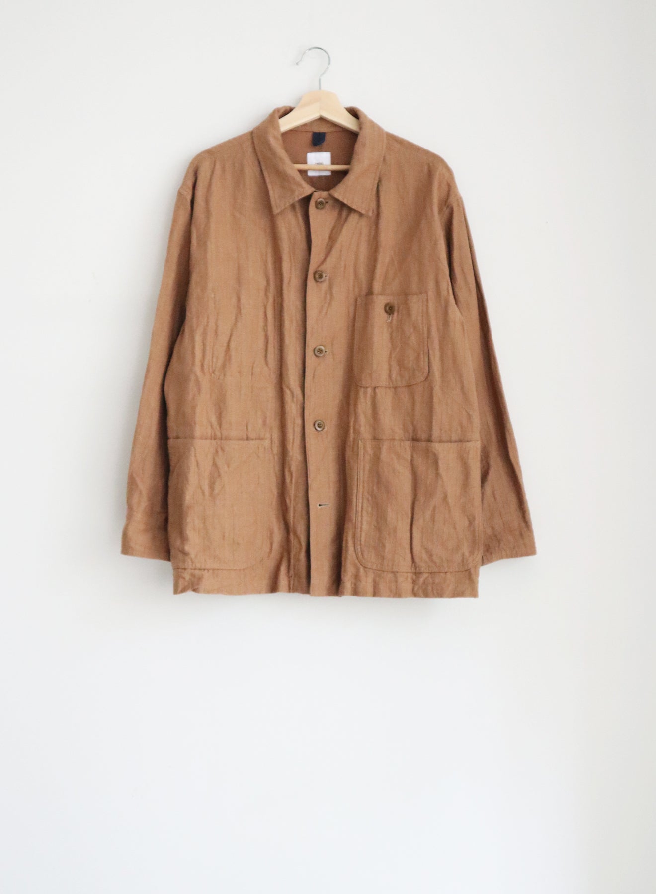 Ring Dye Cotton*Linen Dobby Herringbone Cloth
/ Cover All Jacket